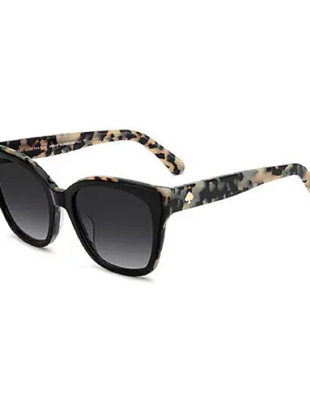 kate spade Tortoiseshell Cat-Eye Sunglasses with Black Gradient Lenses